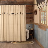 Kettle Grove Crow and Star Shower Curtain-Lange General Store