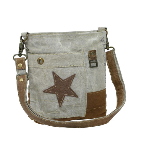 Leather Star Crossbody Bag-Lange General Store