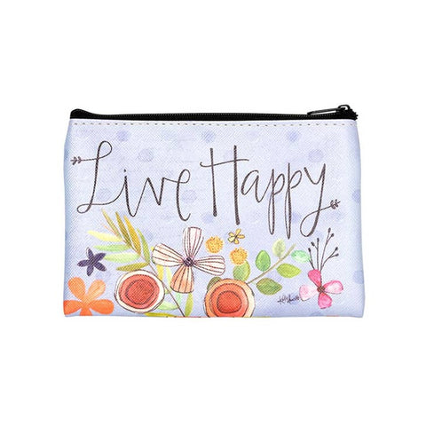 Live Happy Coin Purse-Lange General Store