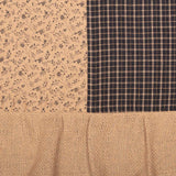 Maisie Patchwork Short Panel Curtains-Lange General Store