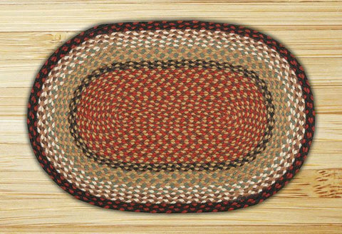 Maple Ridge Collection Braided Rugs - Oval-Lange General Store
