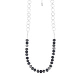 Midnight Palm Bead Loop Necklace-Lange General Store