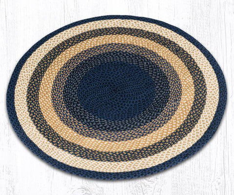 Montana Sky Collection Braided Rugs - Round-Lange General Store