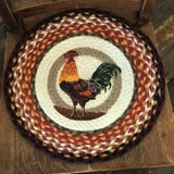 Morning Rooster Braided Chair Pad-Lange General Store