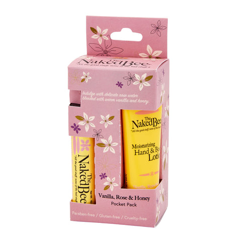 Naked Bee Pocket Pak - Vanilla Rose & Honey-Lange General Store