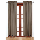 Navy Star Panel Curtains-Lange General Store
