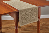 Oatmeal Lace Table Runner-Lange General Store
