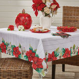 Poinsettia Table Cloth-Lange General Store
