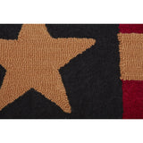Patriotic Patch Flag Hooked Pillow-Lange General Store