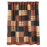 Patriotic Patch Shower Curtain-Lange General Store