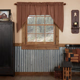 Patriotic Patch Swag Curtains-Lange General Store