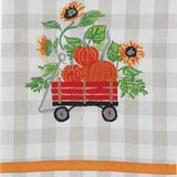 Pumpkin Truck Fun Dish Towel Set-Lange General Store