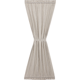 Hatteras Seersucker Blue Ticking Stripe Door Panel Curtain-Lange General Store