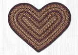 Serotina Black Cherry Collection Braided Rugs - Oval-Lange General Store