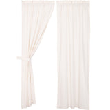 Simple Life Flax Antique White Panel Curtains-Lange General Store