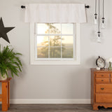 Simple Life Flax Antique White Valance-Lange General Store