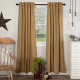 Simple Life Flax Khaki Panel Curtains-Lange General Store