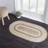 Simplicity Natural Collection Braided Rugs - Oval-Lange General Store