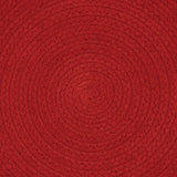 Solid Red Braided Placemats-Lange General Store