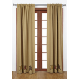 Stratton Burlap Panel Curtains-Lange General Store