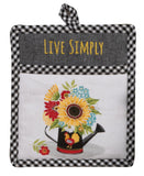 Sunflower Charm Pot Holder-Lange General Store