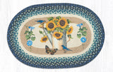 Sunflower Water Can Braided Rug-Lange General Store