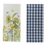 Sunny Day Floral and Gingham Towel Set-Lange General Store