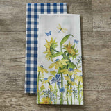 Sunny Day Floral and Gingham Towel Set-Lange General Store