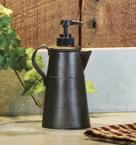 Vintage Coffee Pot Soap Dispenser-Lange General Store