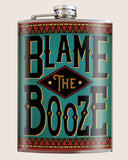 Vintage Flask - Blame the Booze-Lange General Store