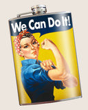 Vintage Flask - We Can Do It!-Lange General Store