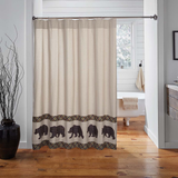 Wyatt Bear Shower Curtain-Lange General Store