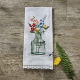 Wildflower Sketchbook Towel-Lange General Store