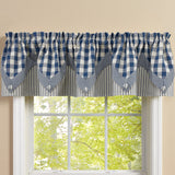 Yorktown Country Blue Point Valance-Lange General Store